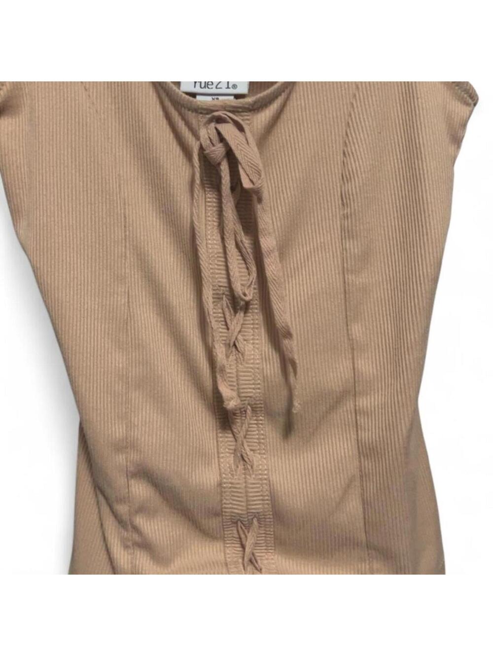 Rue 21 Women's Tan and Pink Vests-tanks-cami - Picture 4 of 7